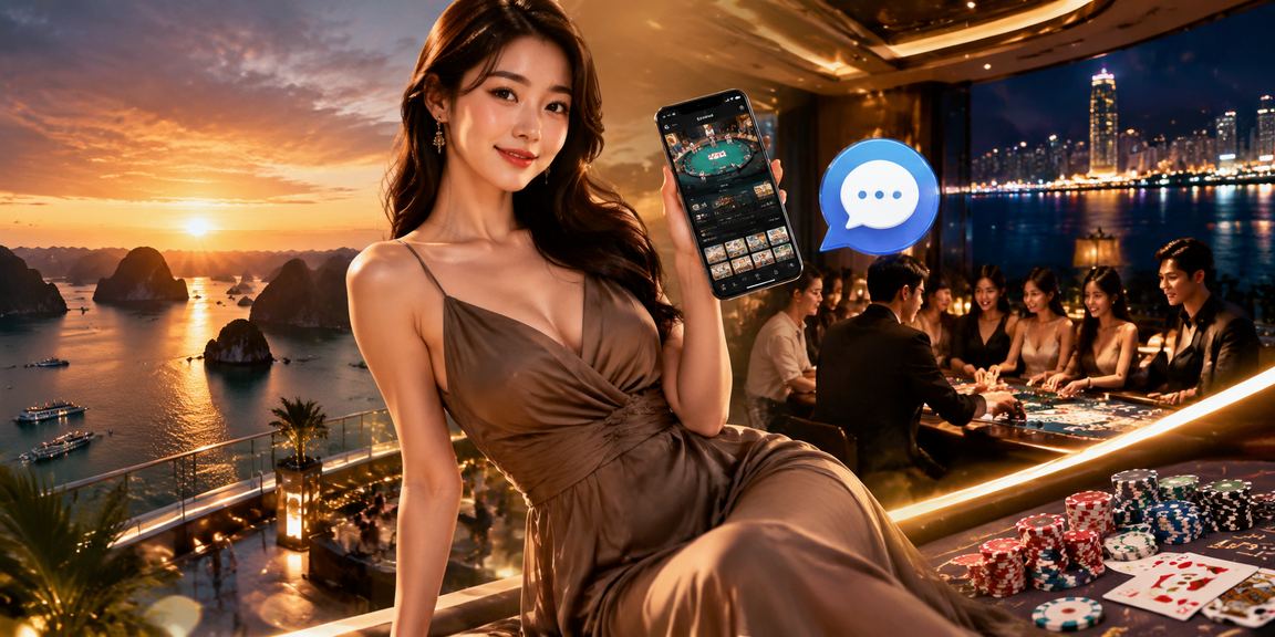Người chơi tại Hạ Long thư giãn với trò chơi bài trực tuyến và cà phê buổi sáng